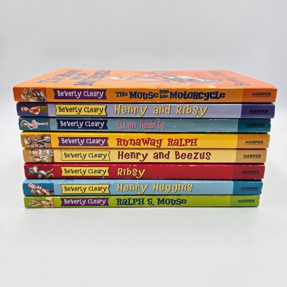 Beverly Cleary Book Lot 8 Books Paperback Ralph Henry Ribsy Mouse Read - Picture 7 of 16